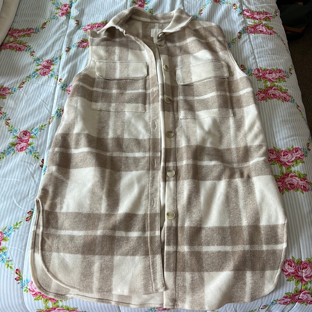 H&M Button Down Fleece Vest